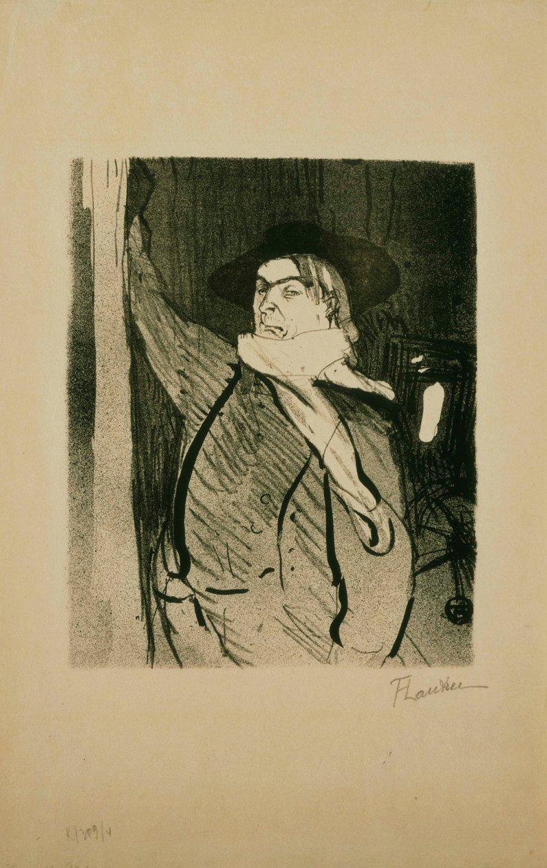 Aristide Bruant af Henri de Toulouse Lautrec