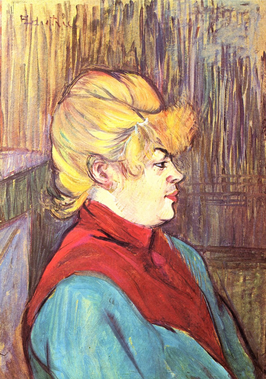 Bosat i et katedral af Henri de Toulouse Lautrec