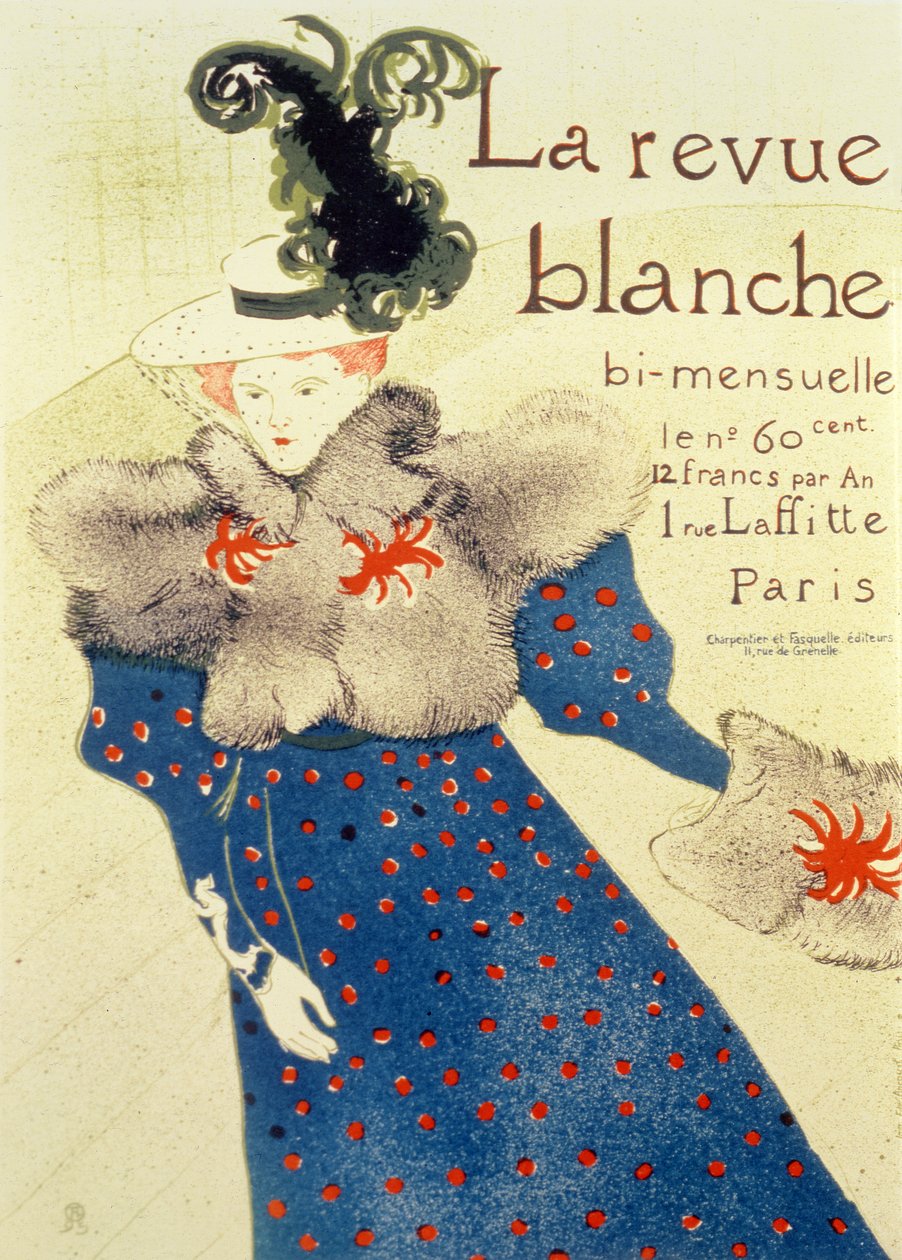 Cover af La Revue Blanche, 1895 af Henri de Toulouse Lautrec