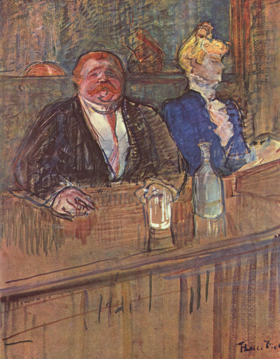 Die Bar af Henri de Toulouse Lautrec