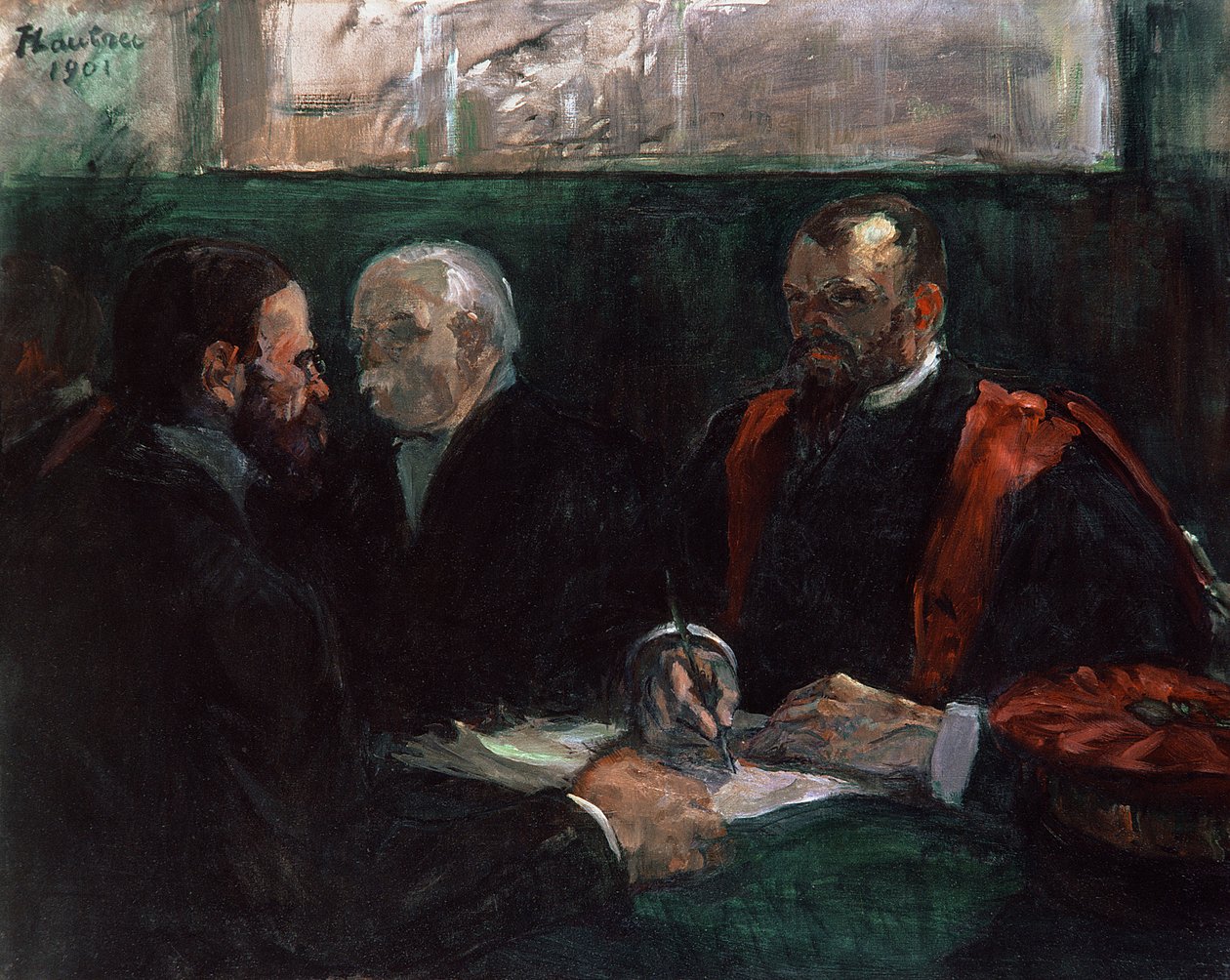 Eksamen ved det medicinske fakultet, 1901 af Henri de Toulouse Lautrec
