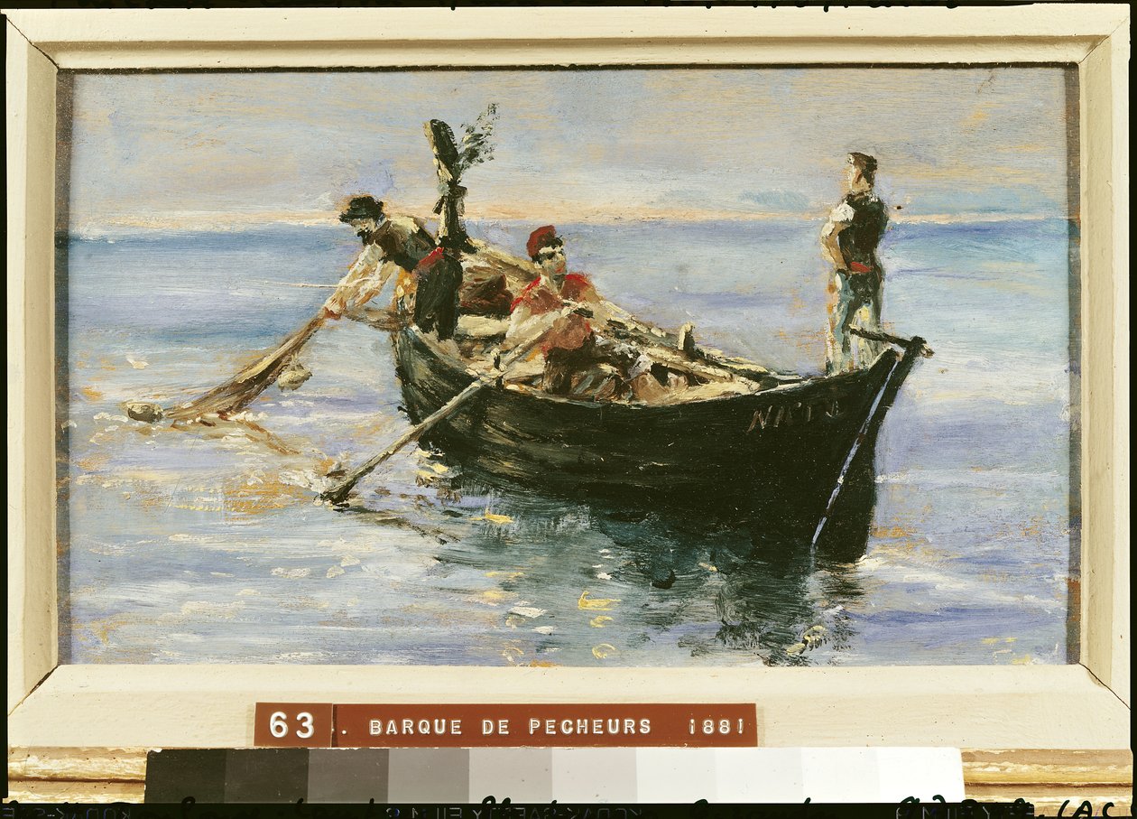 Fiskerbåd, 1881 af Henri de Toulouse Lautrec