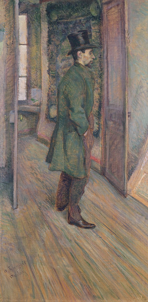 Francois Gauzy (1861-1933) (pastel på papir) af Henri de Toulouse Lautrec