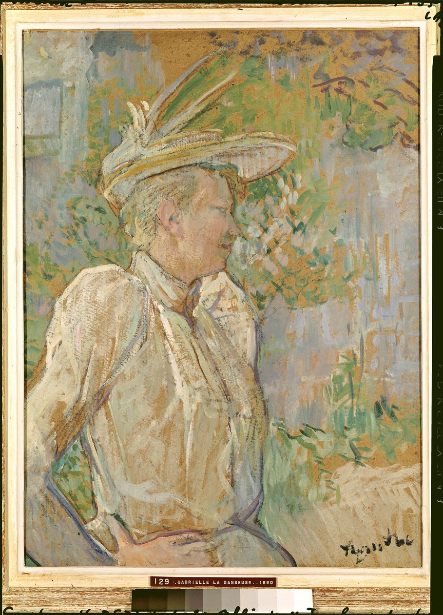 Danseren Gabrielle, 1890 af Henri de Toulouse Lautrec