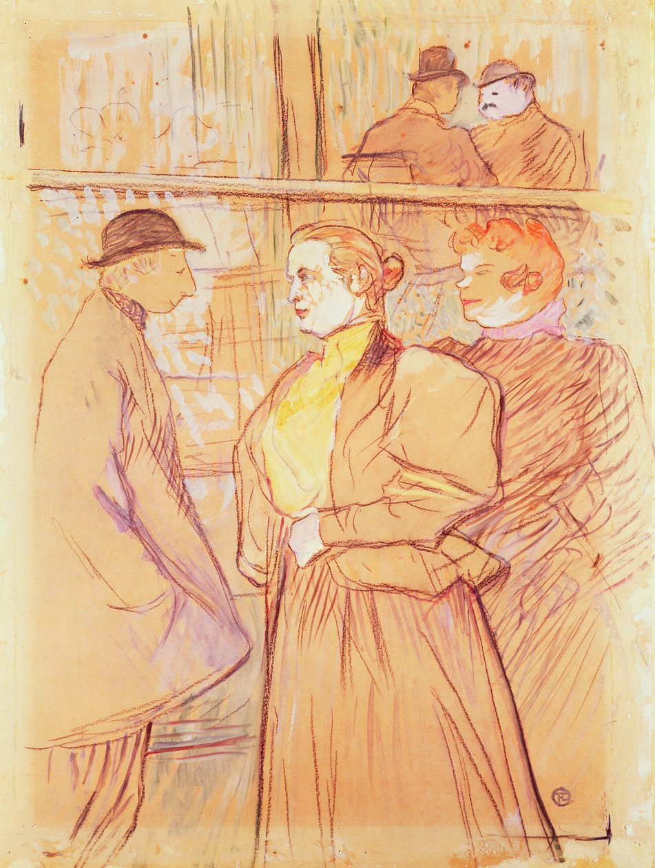 I Moulin Rouge af Henri de Toulouse Lautrec