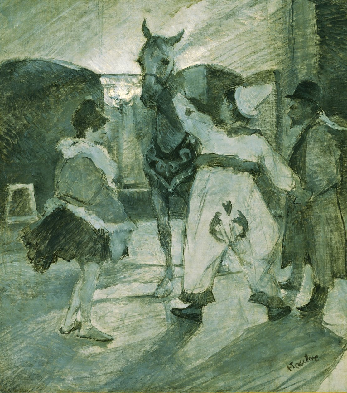I Vingerne ved Cirkus af Henri de Toulouse Lautrec
