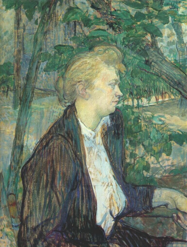 Lautrec gabrielle af Henri de Toulouse Lautrec