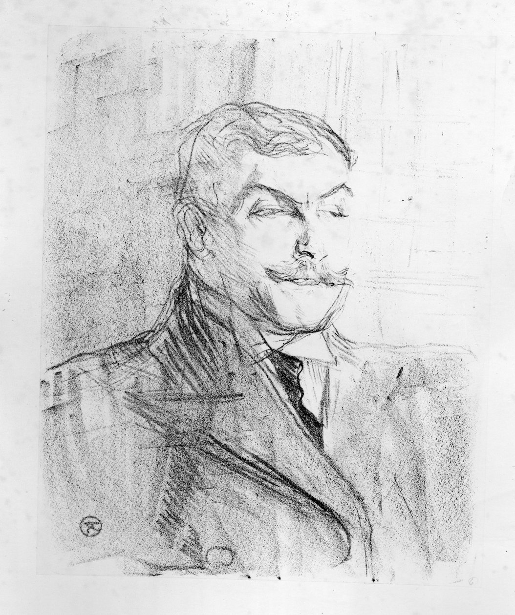 Lucien Guitry, 1898 af Henri de Toulouse Lautrec