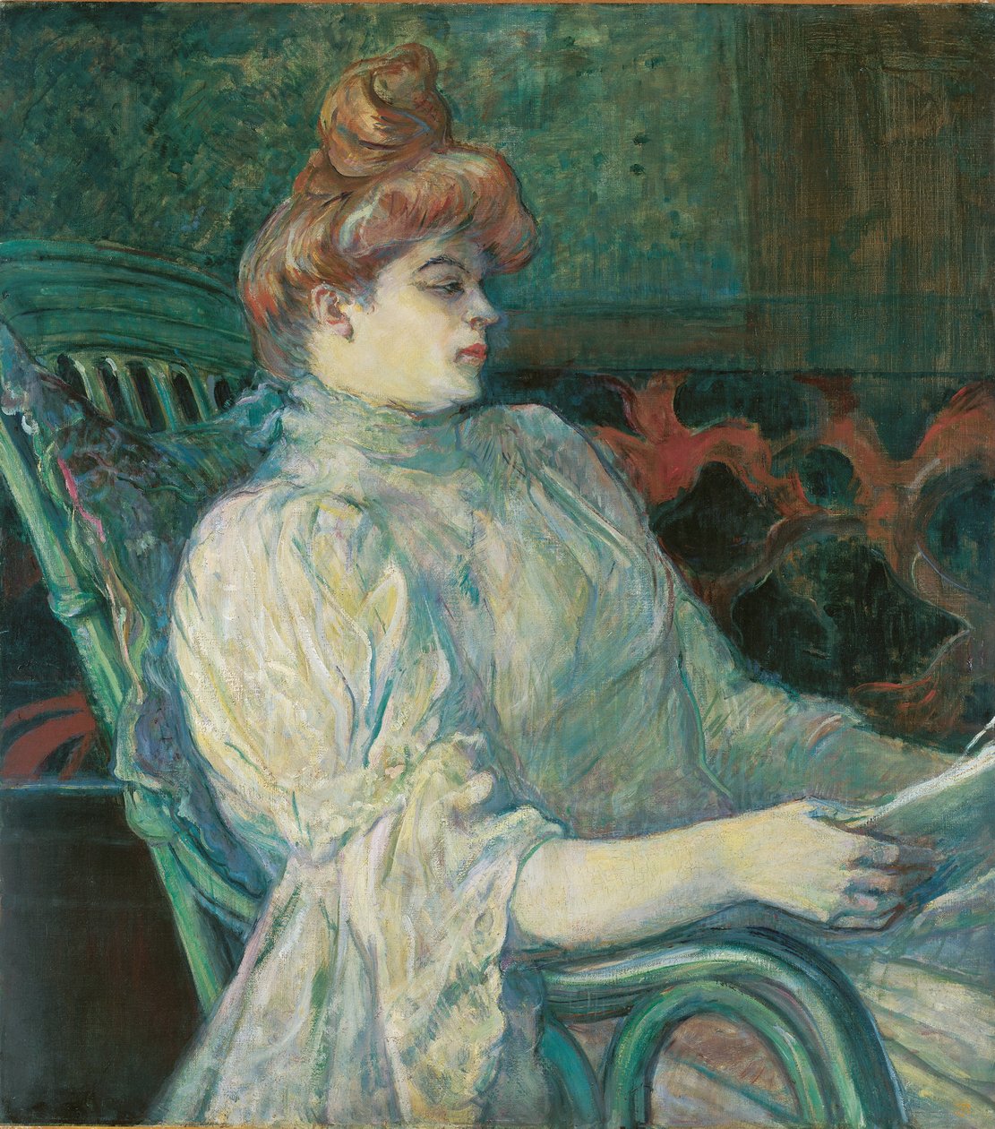 Madame Marthe XBordeaux af Henri de Toulouse Lautrec