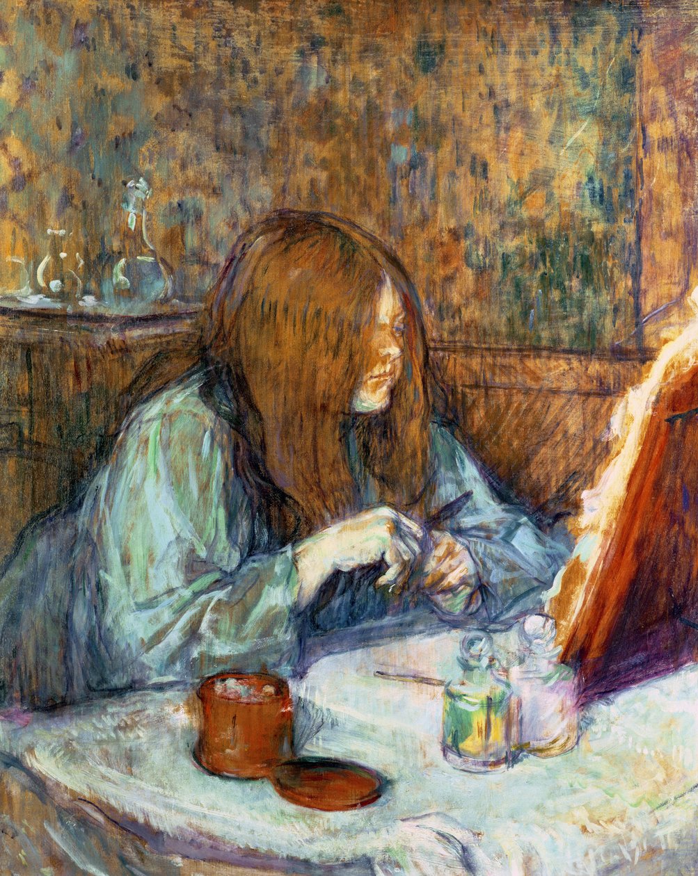 Madame Poupoule på sit toilet, 1898 af Henri de Toulouse Lautrec