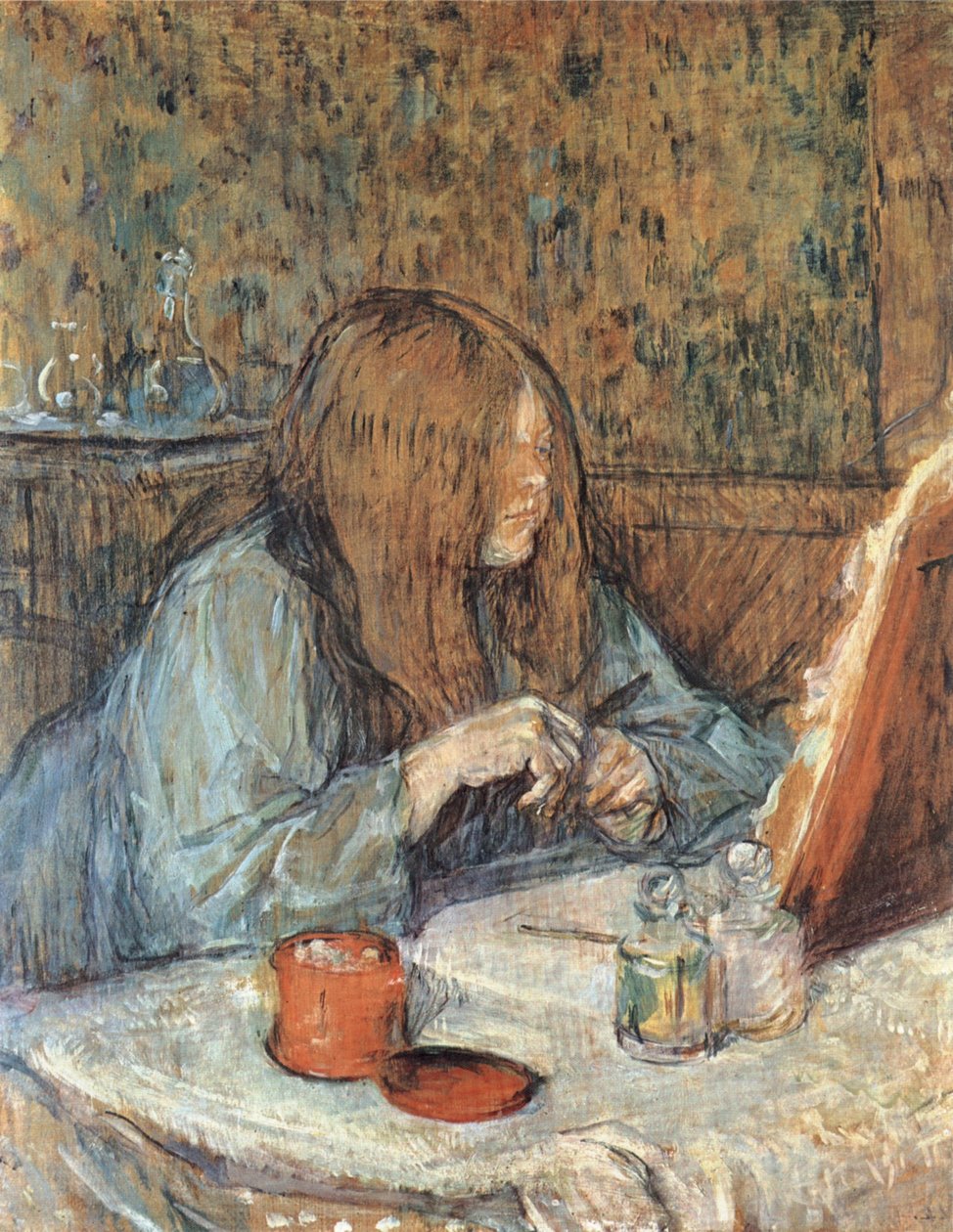 Madame Poupoule bei der Toilette af Henri de Toulouse Lautrec