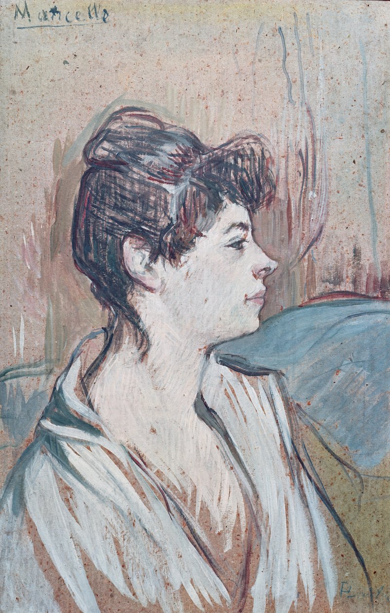 Marcelle, 1894 (pastel på papir) af Henri de Toulouse Lautrec