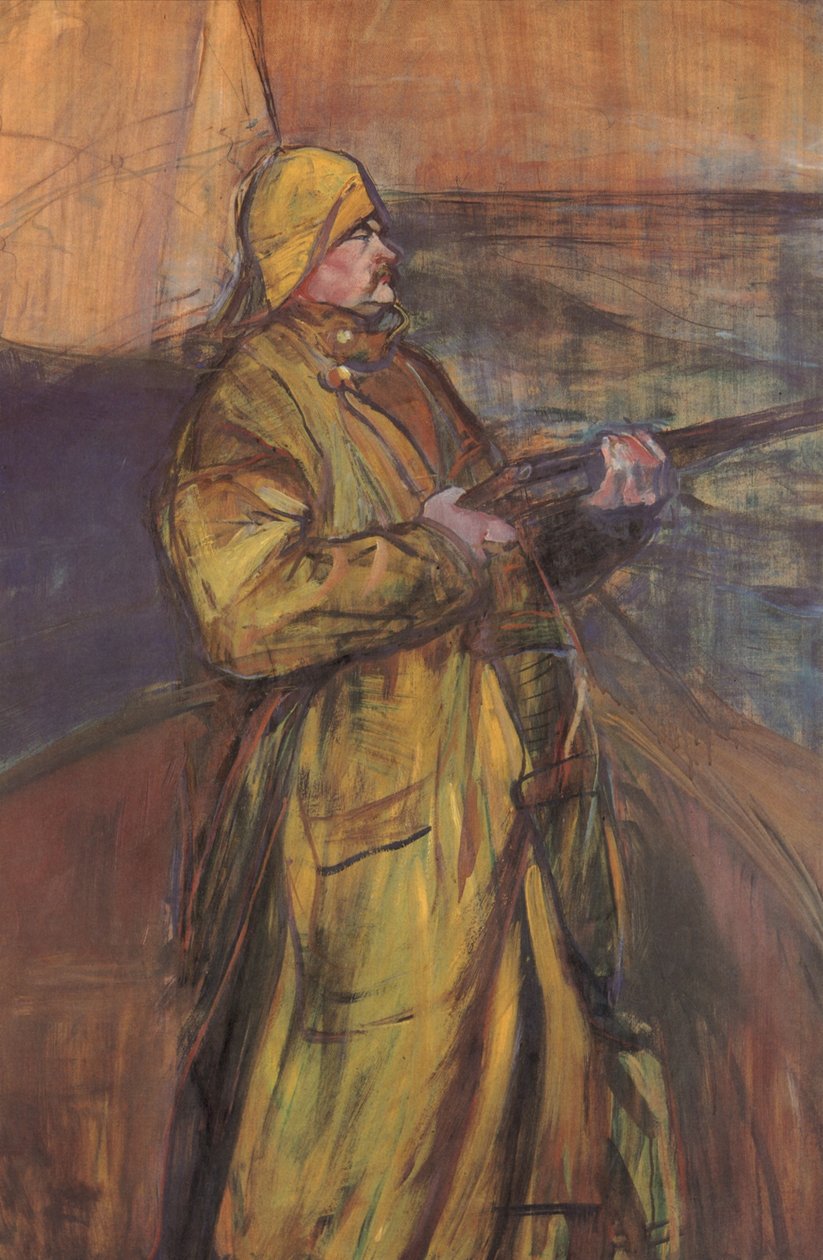 Maurice Joyant i Somme -bugten af Henri de Toulouse Lautrec