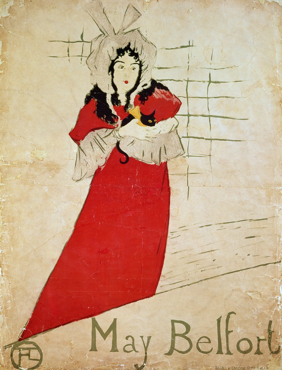 May Belfort, Frankrig, 1895 af Henri de Toulouse Lautrec
