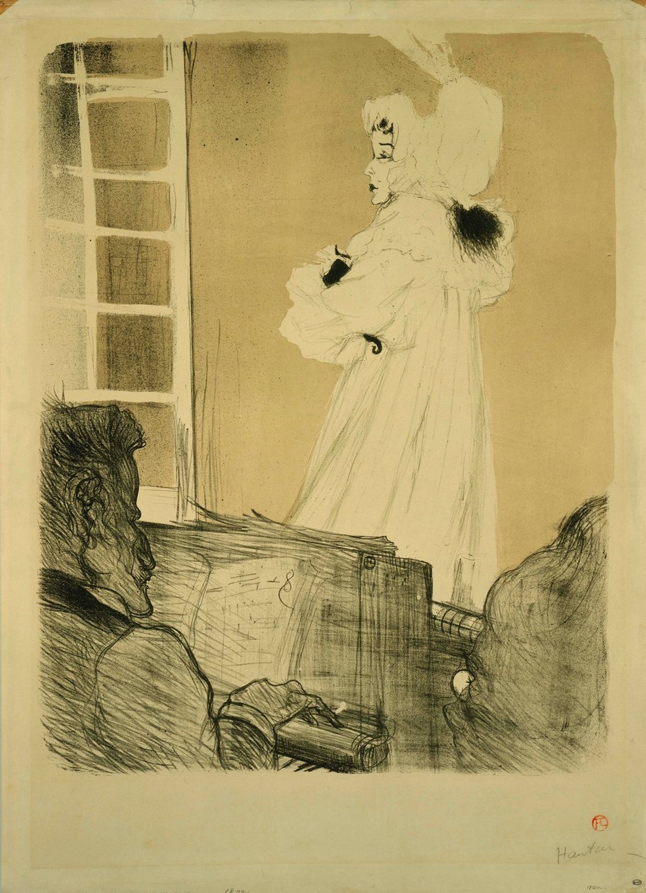 Miss May Belfort (delstat I) af Henri de Toulouse Lautrec