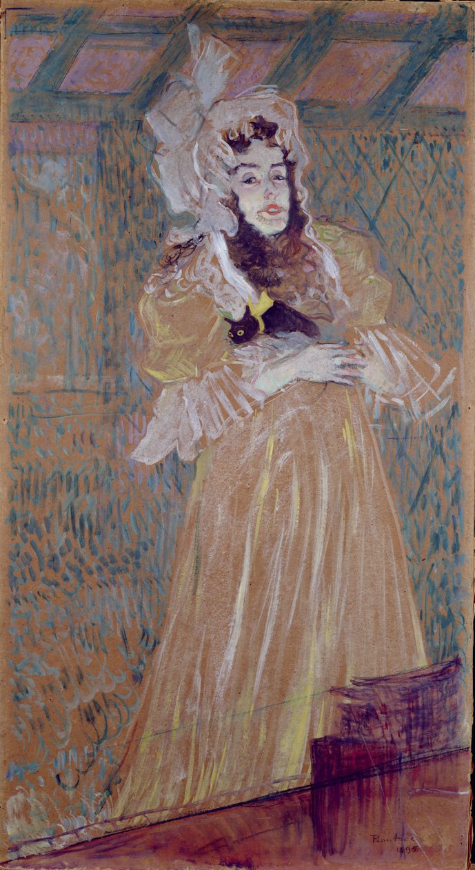 Miss May Belfort, 1895 af Henri de Toulouse Lautrec
