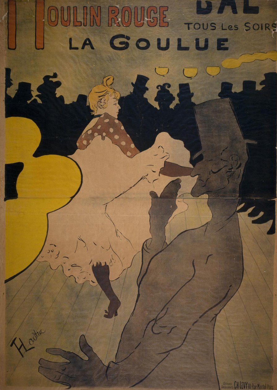 rød mølle af Henri de Toulouse Lautrec
