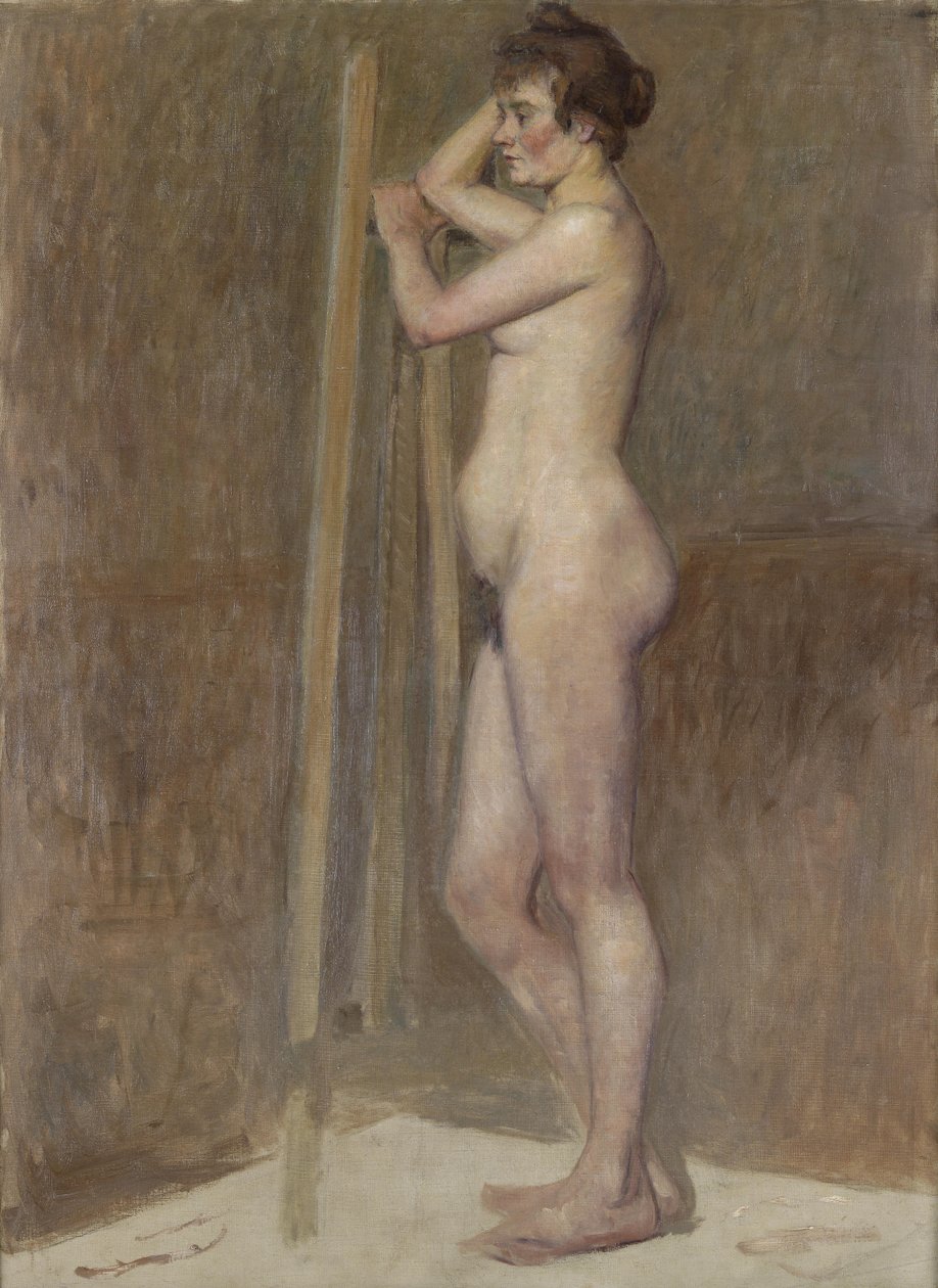Nøgen i værkstedet af Henri de Toulouse Lautrec