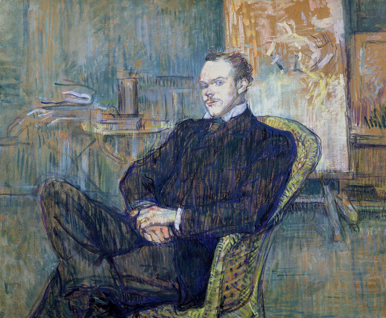 Paul Leclercq (1872-1956) 1897 (olie på pap) af Henri de Toulouse Lautrec