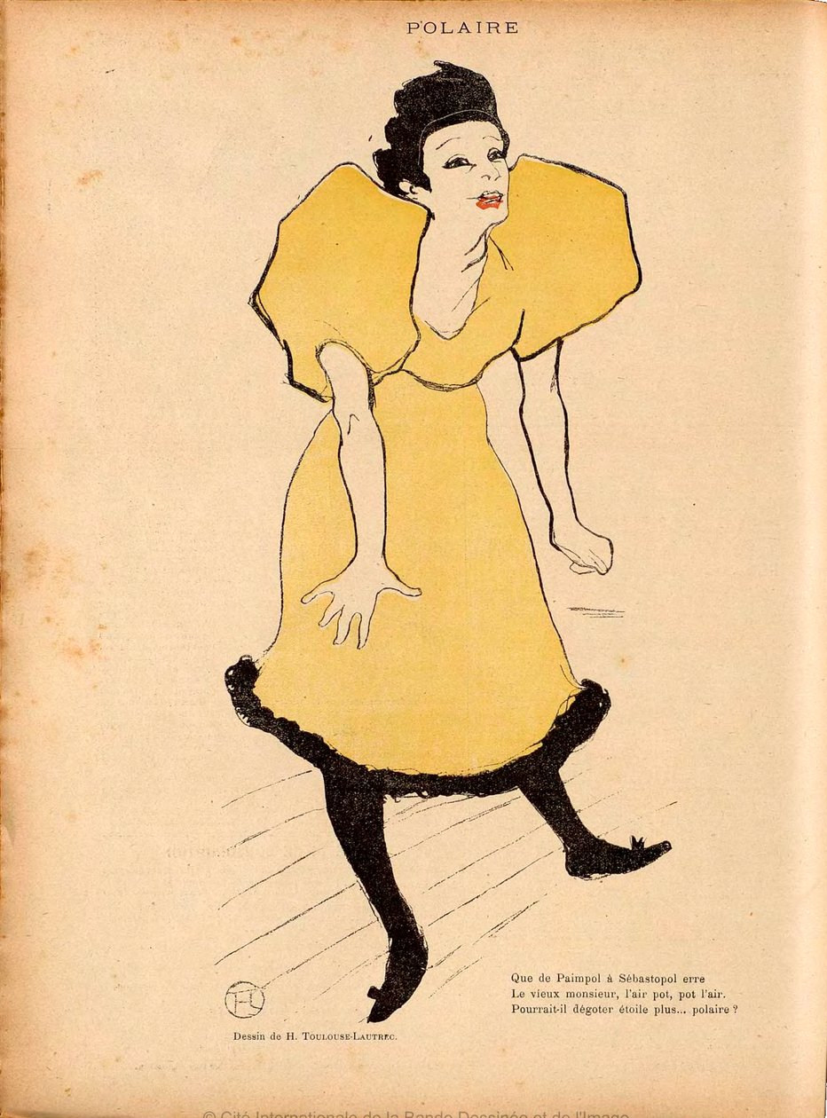 Fleece fra La Rire af Henri de Toulouse Lautrec