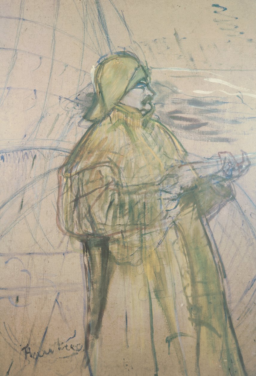 Portræt af Maurice Joyant (1864-1930) 1900 (pastel og blyant på papir) af Henri de Toulouse Lautrec