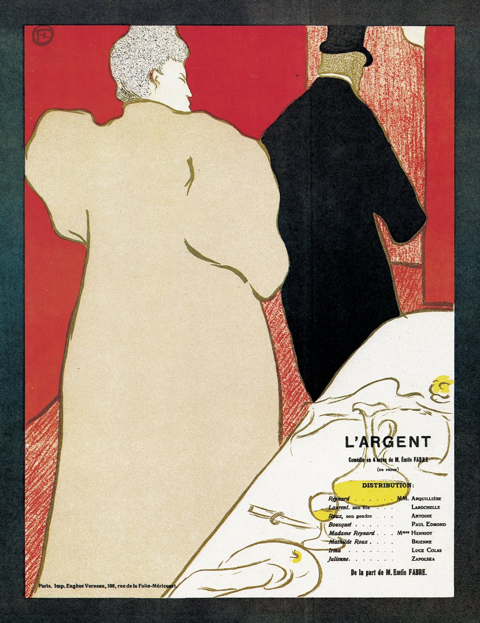 Plakat, der reklamerer for stykket 