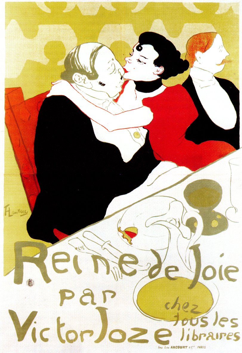 Dronning af glæde af Henri de Toulouse Lautrec