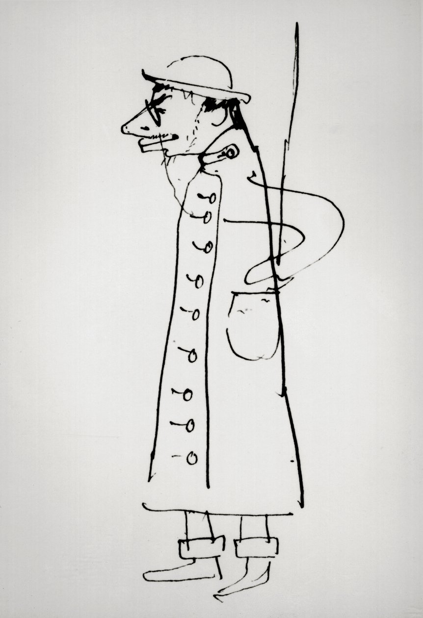 Selvportræt, ca. 1885 af Henri de Toulouse Lautrec