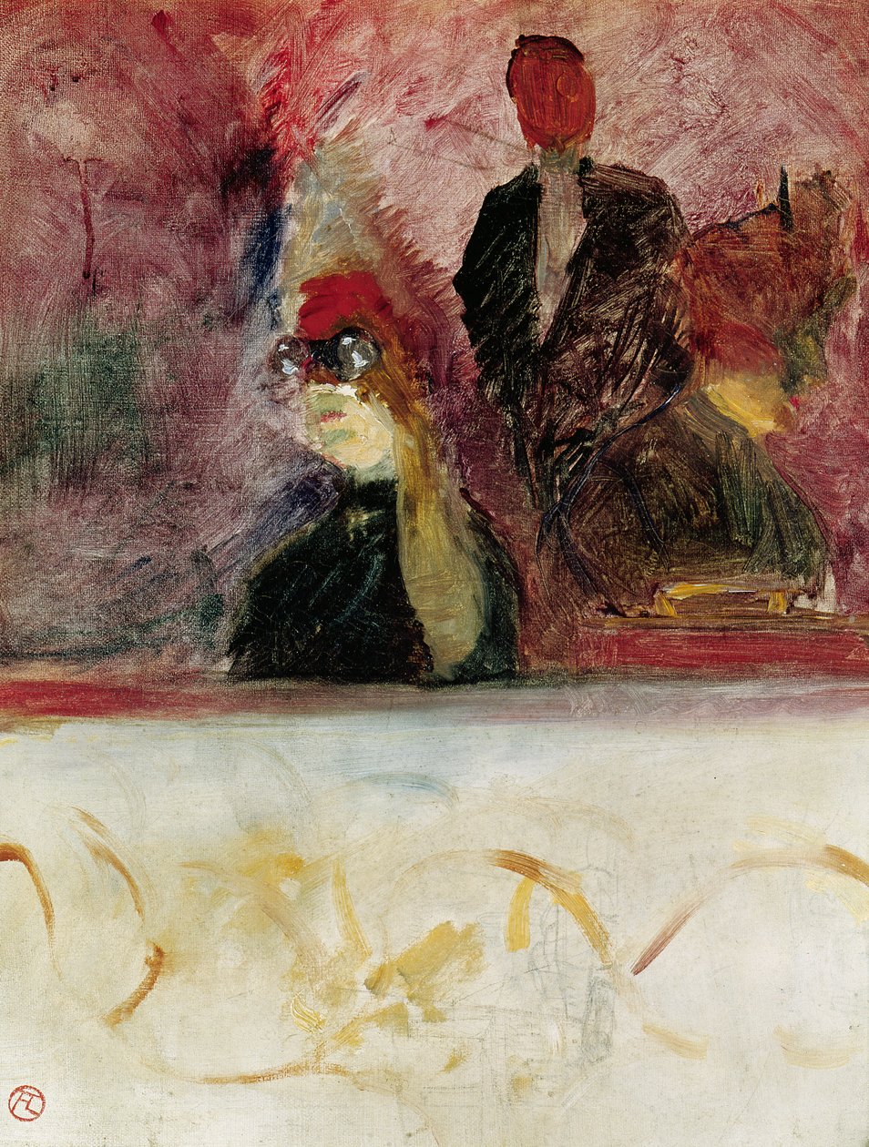 Æsken ved Mascaron Dore, 1893 af Henri de Toulouse Lautrec