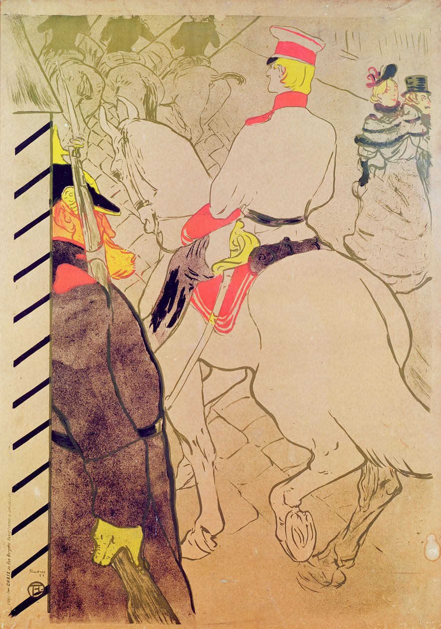 Det tyske Babylon, 1894 (lcolour litho) af Henri de Toulouse Lautrec