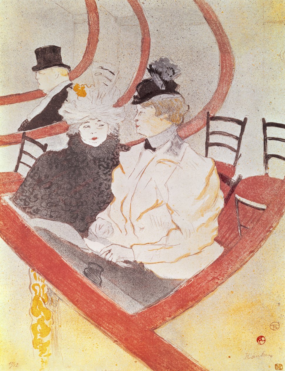 Grande Loge, 1897 (se også 15811) af Henri de Toulouse Lautrec