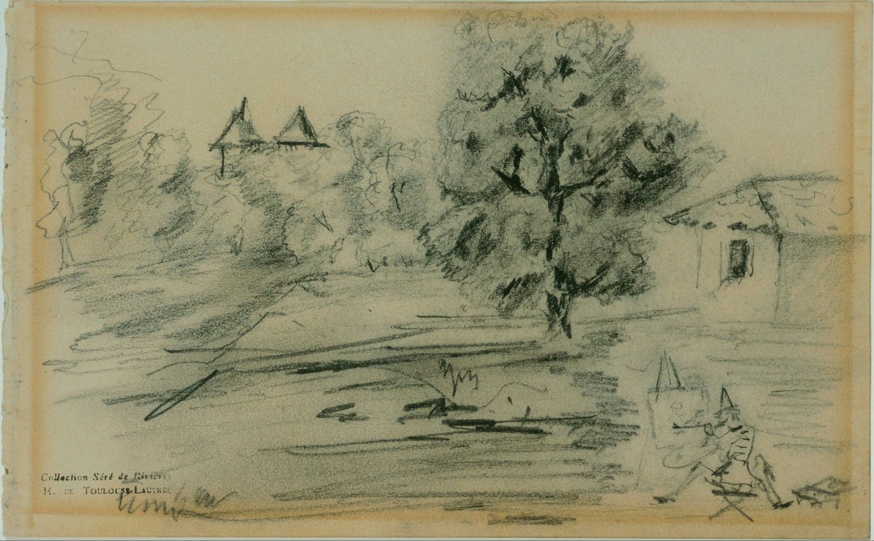 Maleren før sit emne af Henri de Toulouse Lautrec