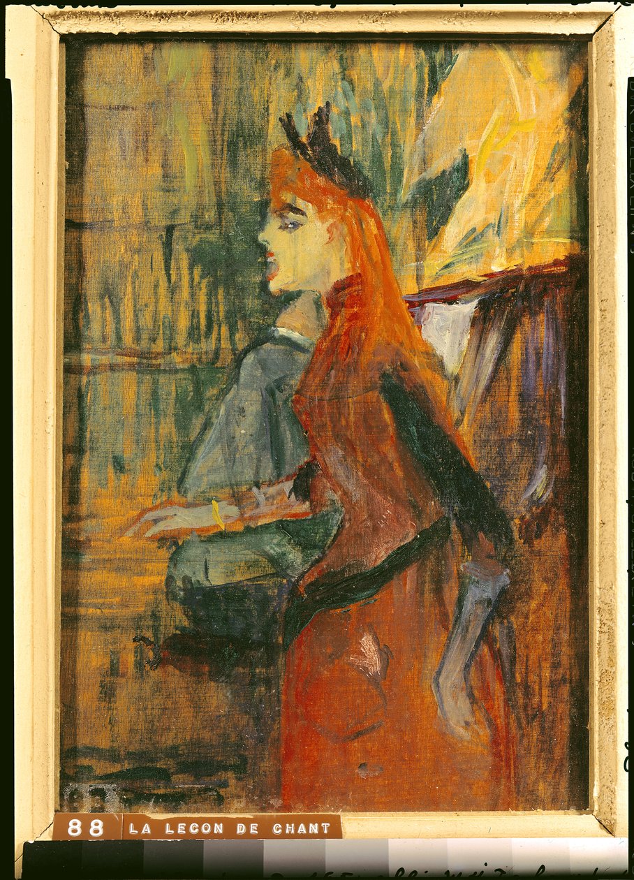 Sangundervisningen, 1882 af Henri de Toulouse Lautrec