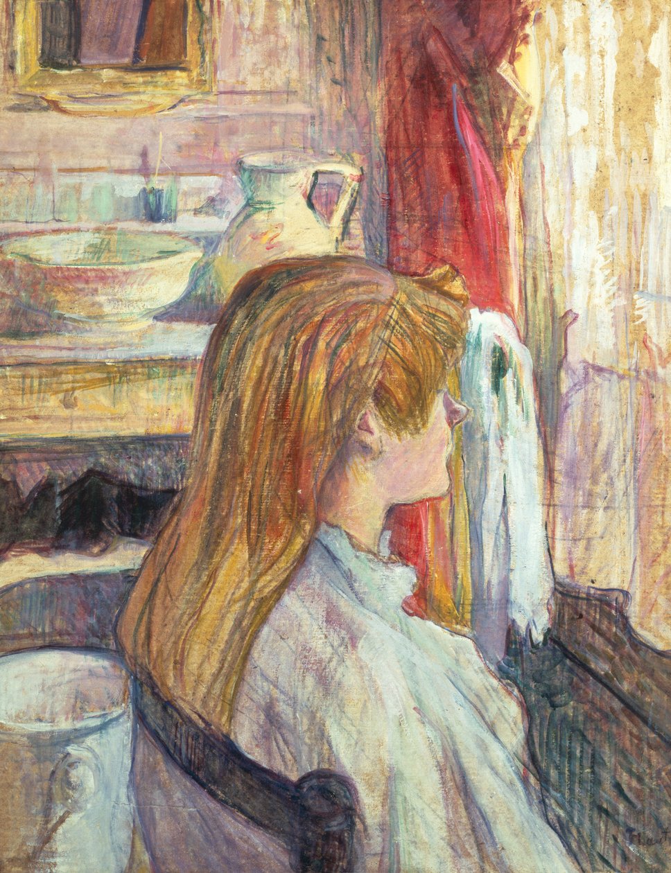 Kvinde ved vinduet, 1893 af Henri de Toulouse Lautrec