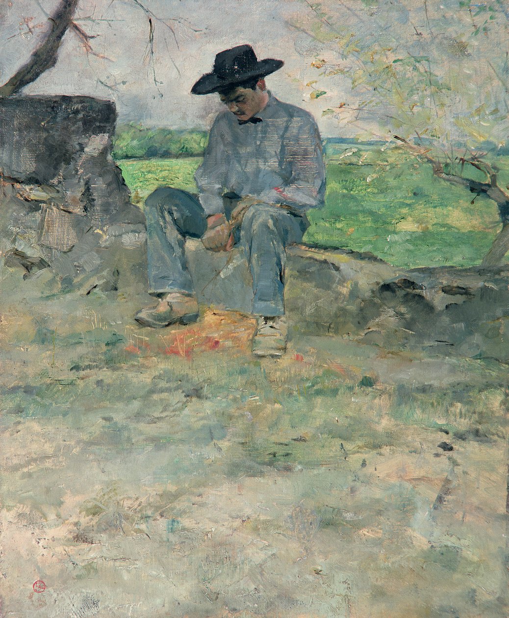 Young Routy i Celeyran, 1882 af Henri de Toulouse Lautrec