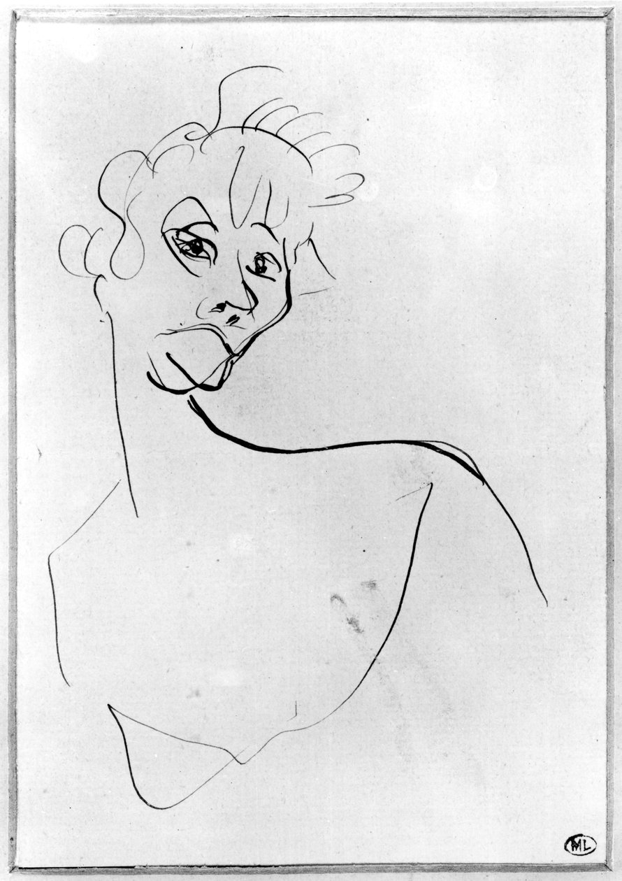 Yvette Guilbert (1867-1944) 1894 af Henri de Toulouse Lautrec