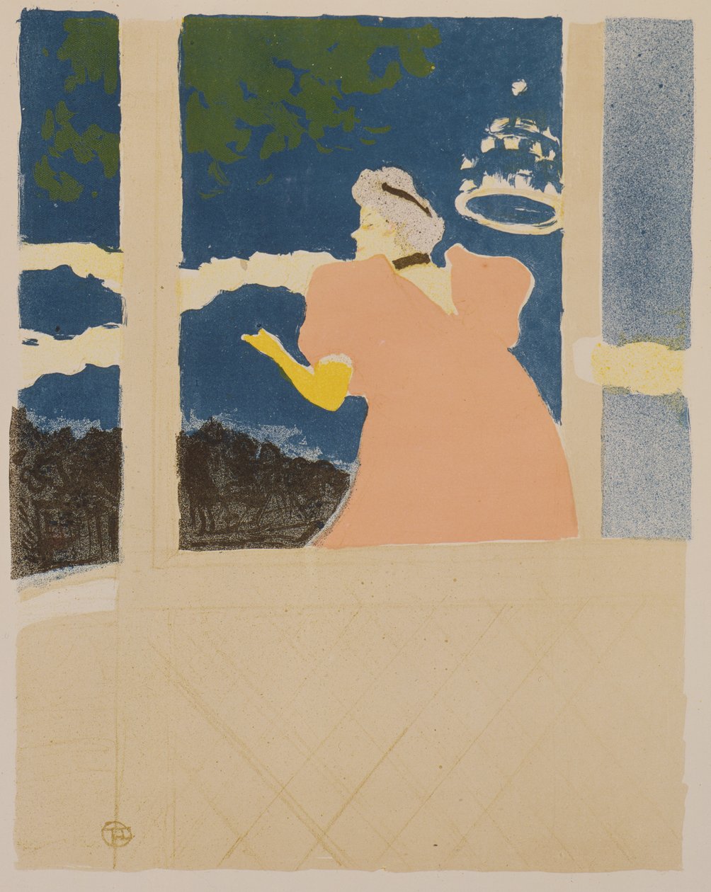 På Ambassadørteatret, ca. 1894 (litografi) af Henri de Toulouse Lautrec
