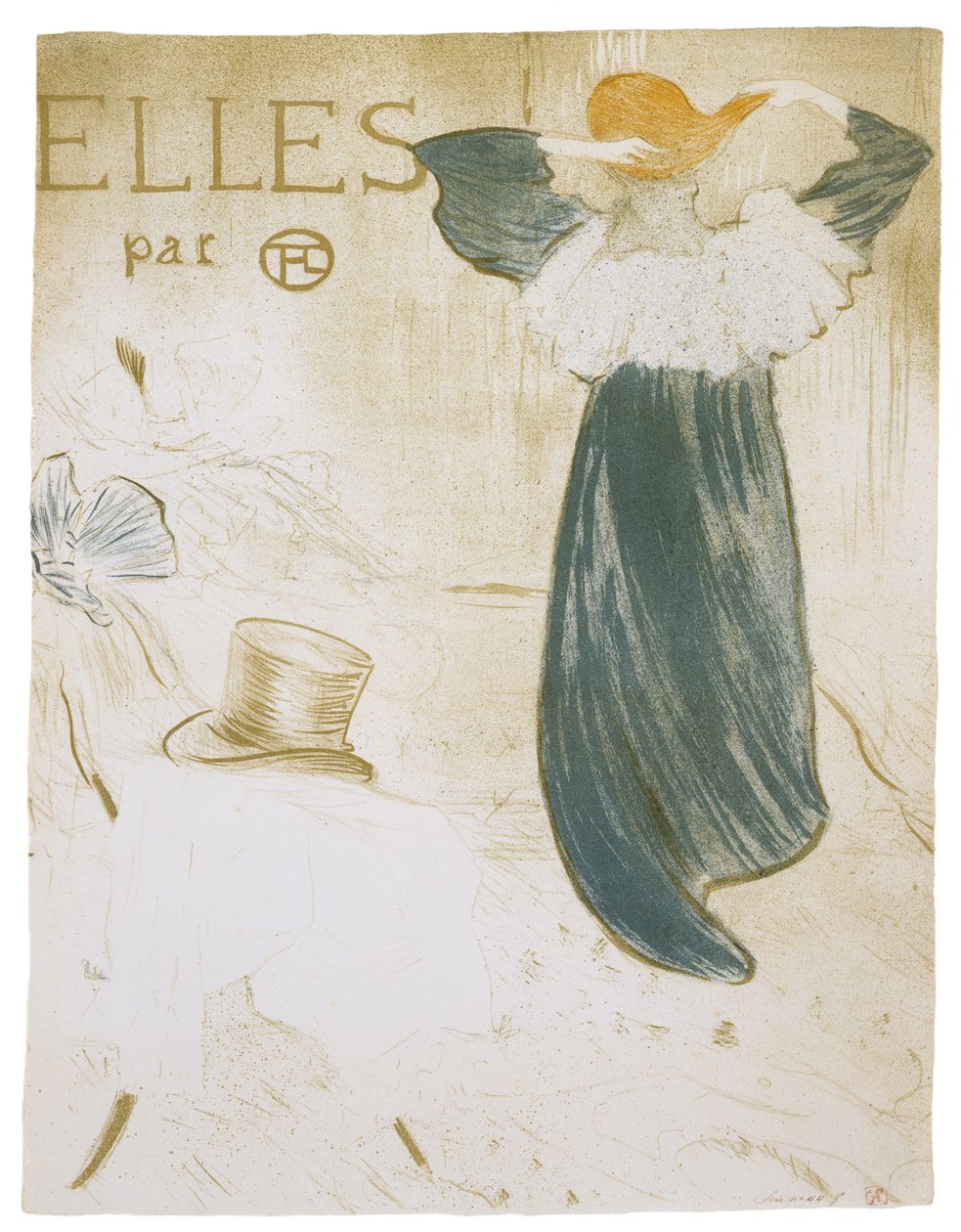Frontispice fra Elles, 1896 af Henri de Toulouse Lautrec