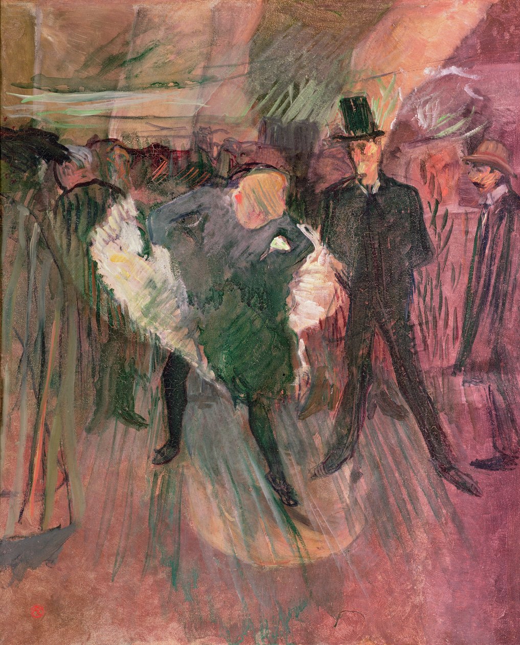 La Goulue og Valentin le Desosse af Henri de Toulouse Lautrec