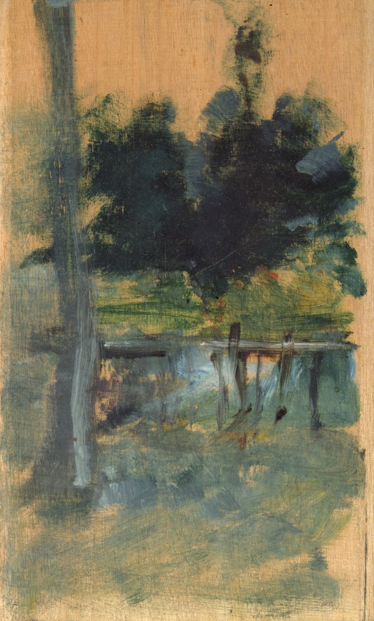 Landskabsskitse, 1885 af Henri de Toulouse Lautrec