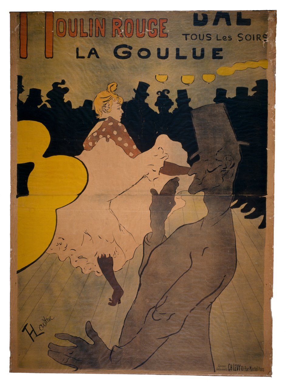 Moulin Rouge, 1891 af Henri de Toulouse Lautrec