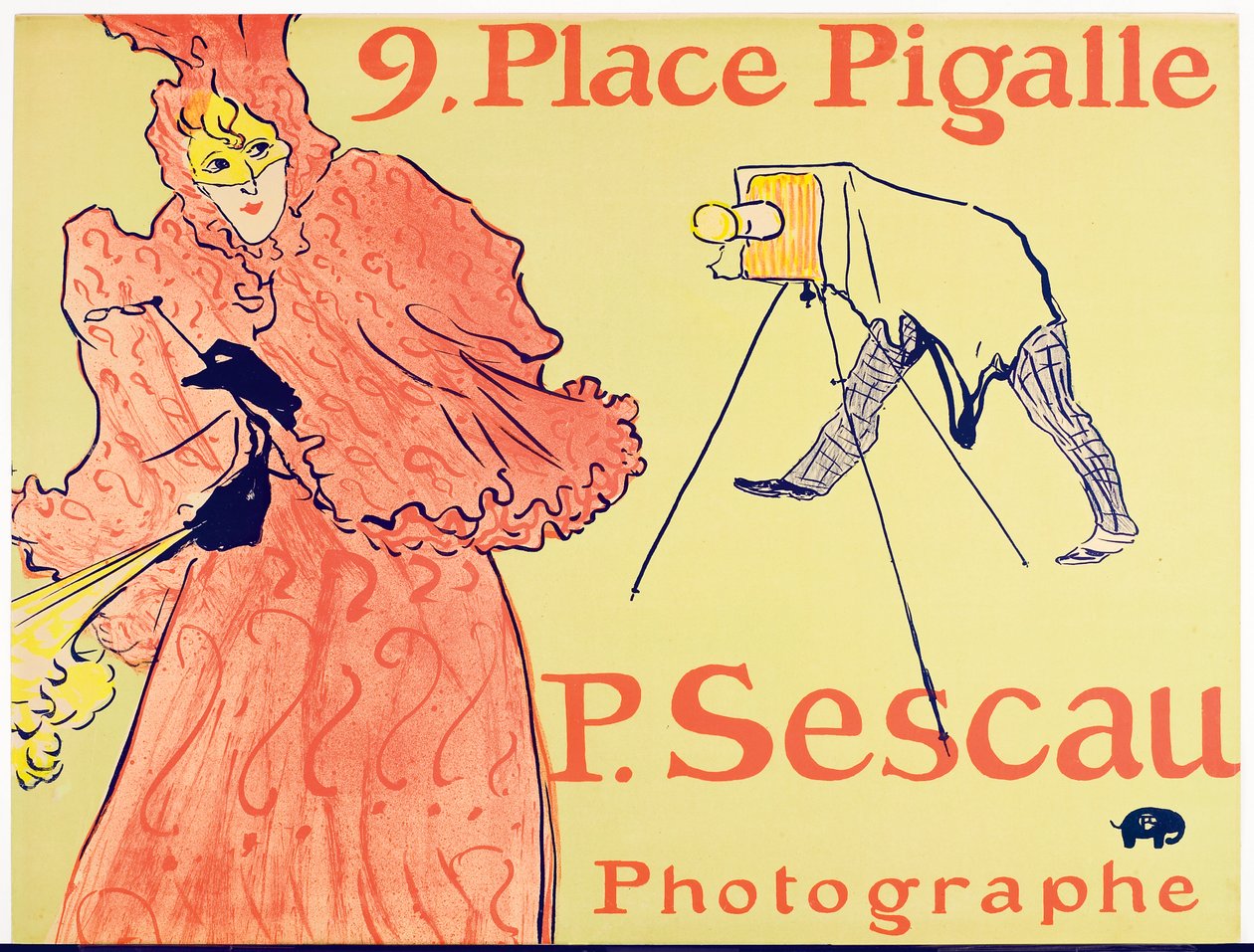 Fotografen Sescau, 1896 af Henri de Toulouse Lautrec