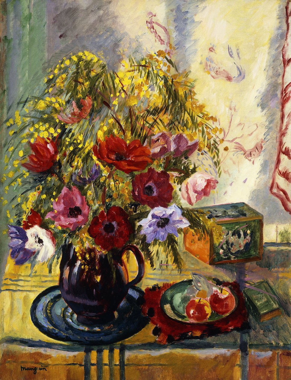 Blomster og Frugter; Fleurs et Frugt af Henri Charles Manguin