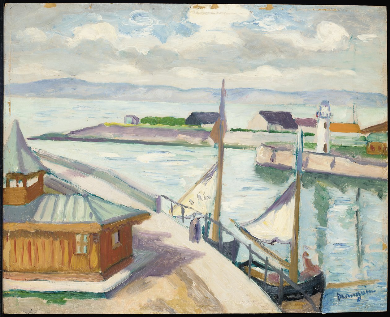 Honfleur af Henri Charles Manguin