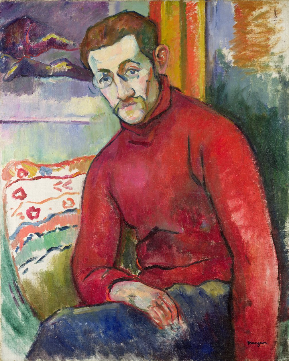 Portræt af Jean Puy af Henri Charles Manguin