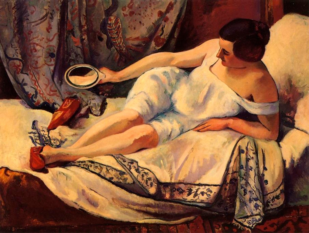 Kvinde rejser sig af Henri Charles Manguin