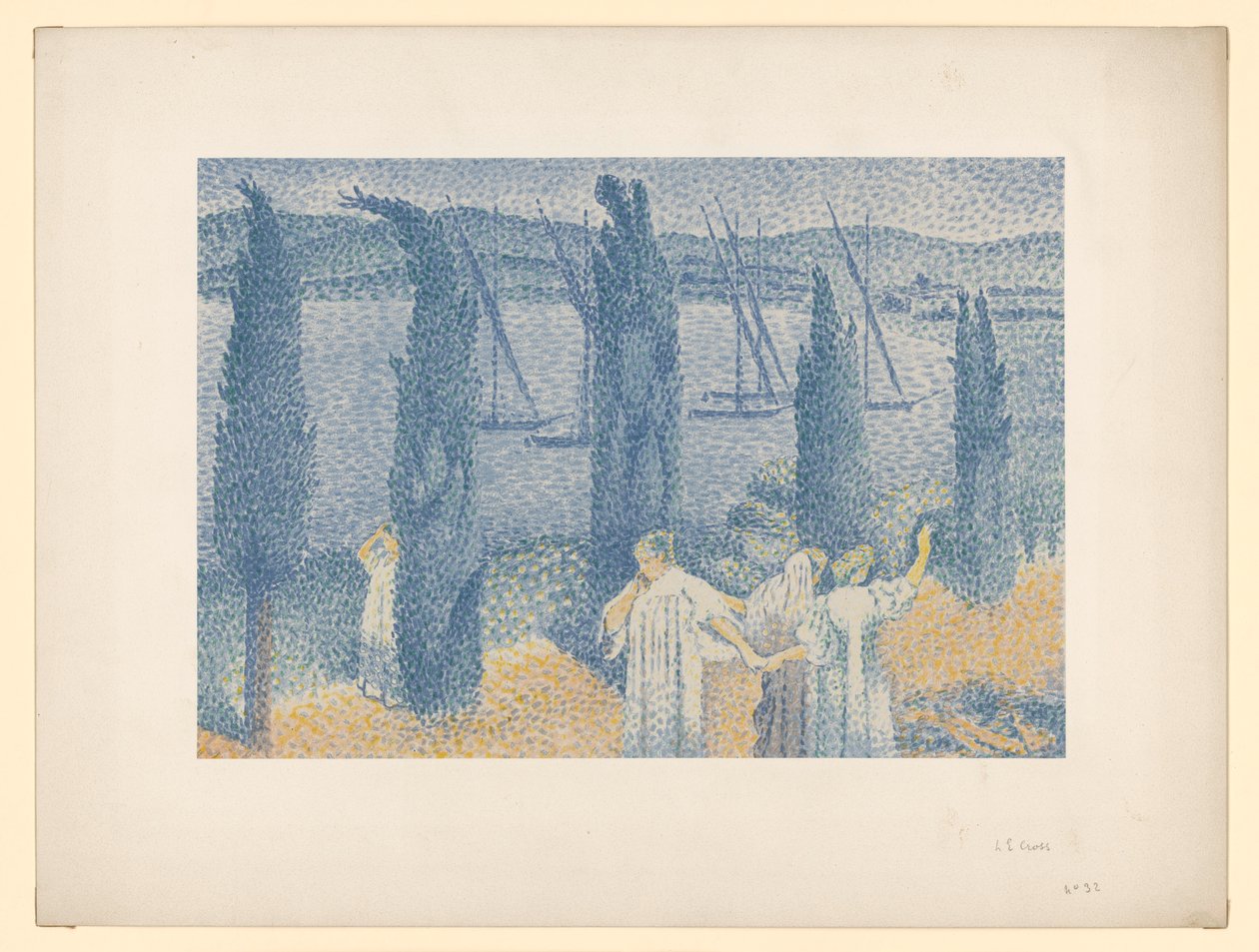 Kvinder på spadseretur (fra: A. Vollard: Les Peintre-Graveurs, Paris 1896/97) af Henri-Edmond Cross