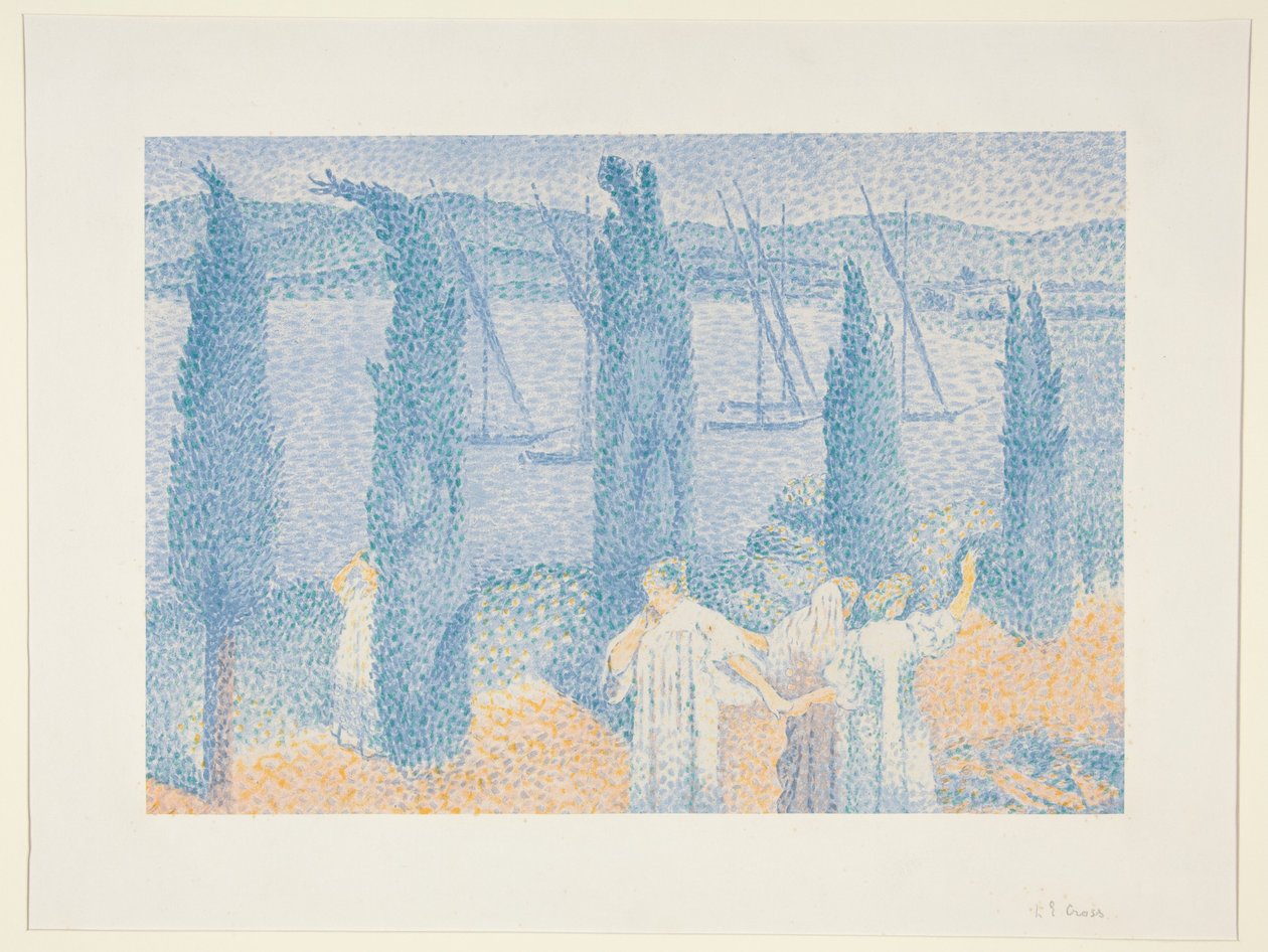 Spadsereturen af Henri-Edmond Cross