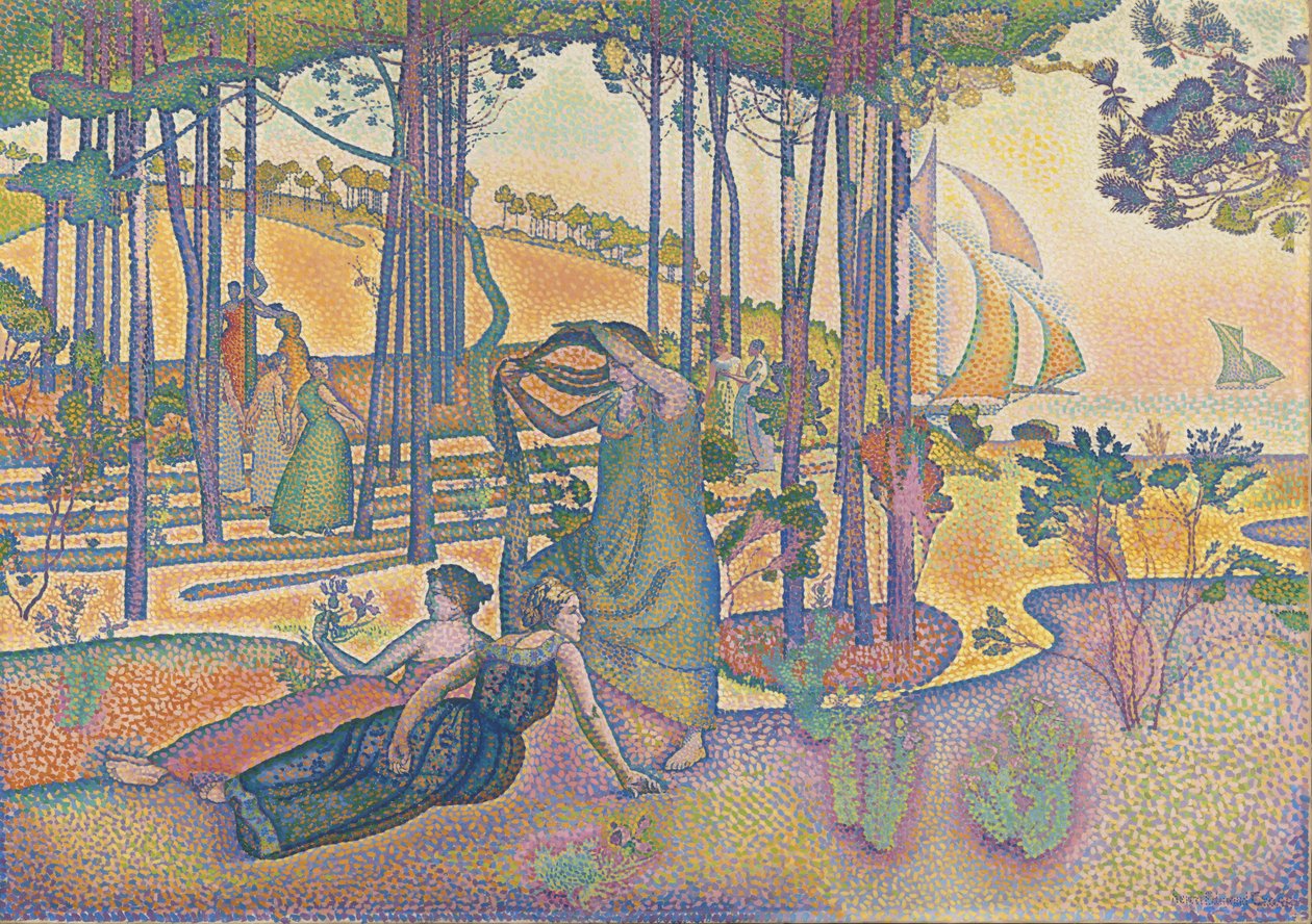 Luften om aftenen af Henri-Edmond Cross