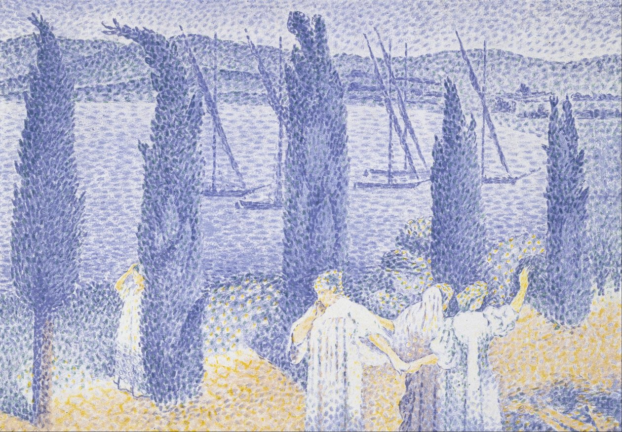 Promenaden af Henri-Edmond Cross